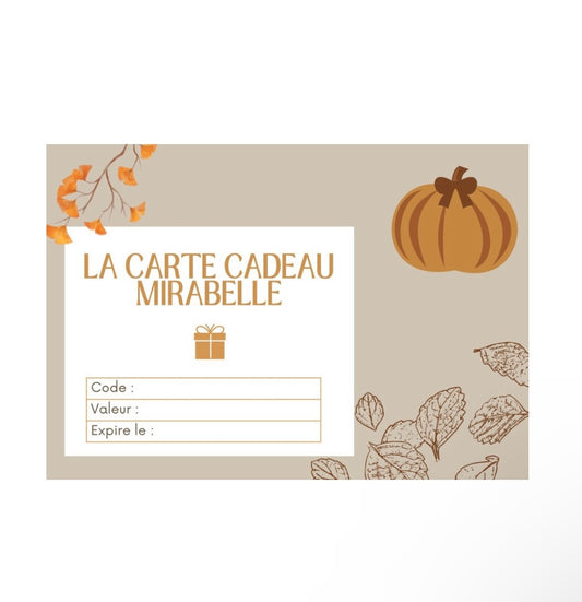 LA CARTE CADEAU