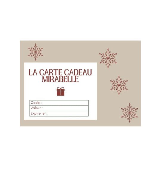 LA CARTE CADEAU